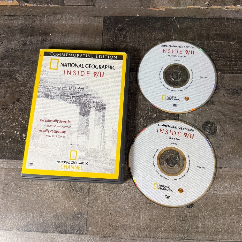 Inside 9/11 DVD National Geographic Commemorative Edition 2-Disc Documentary